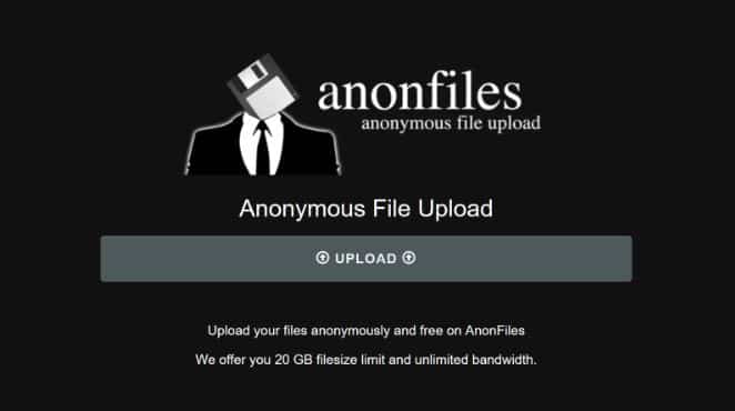 Anonfiles lukker på grund af omfattende misbrug